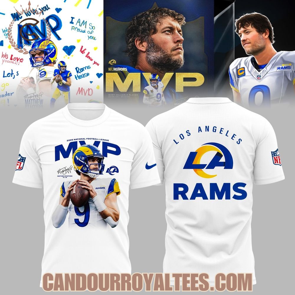 Los Angeles Rams Matthew Stafford MVP Shirt