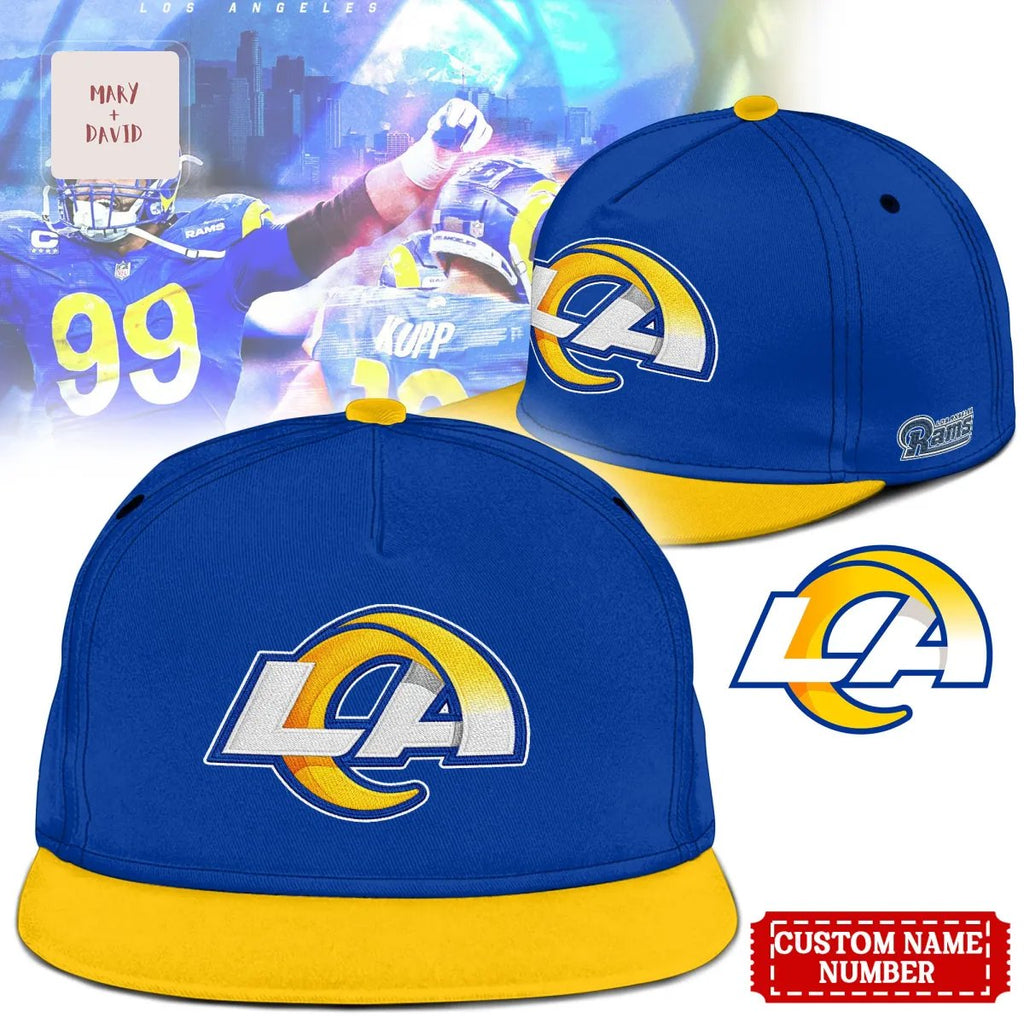 Los Angeles Rams Official NFL Team Logo Premium Fan Cap