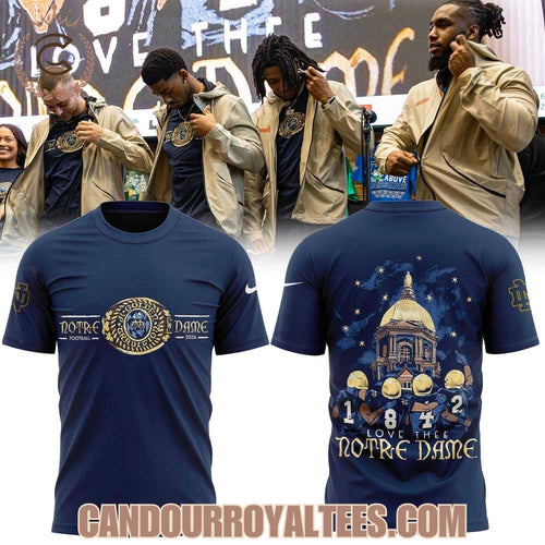 Love Three Notre Dame 2026 Tshirt, Hoodie