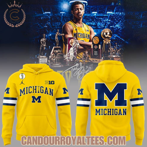 Michigan Wolverines Honoring a legend Burke’s Hoodie