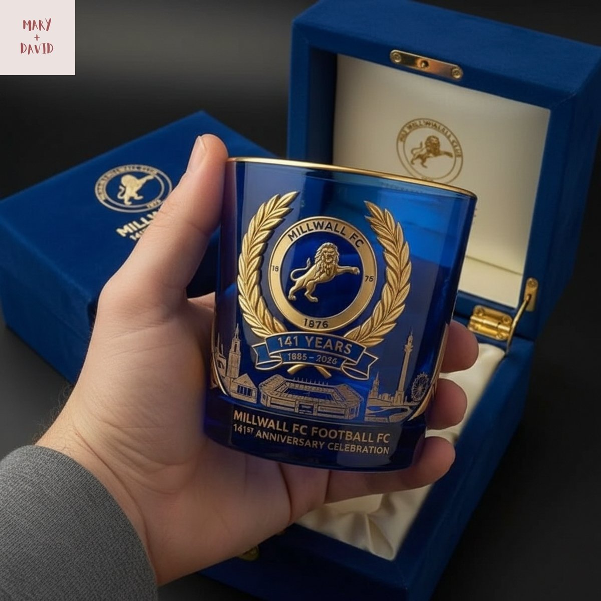 Millwall FC 141 Years Anniversary Whiskey Glass