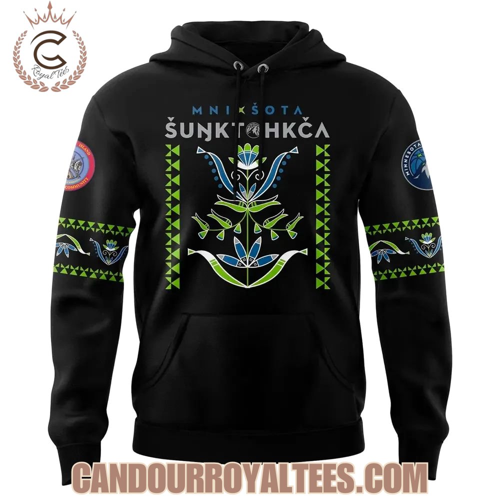 Minnesota Timberwolves 2025 Native Anmerican Heritage Night Hoodie
