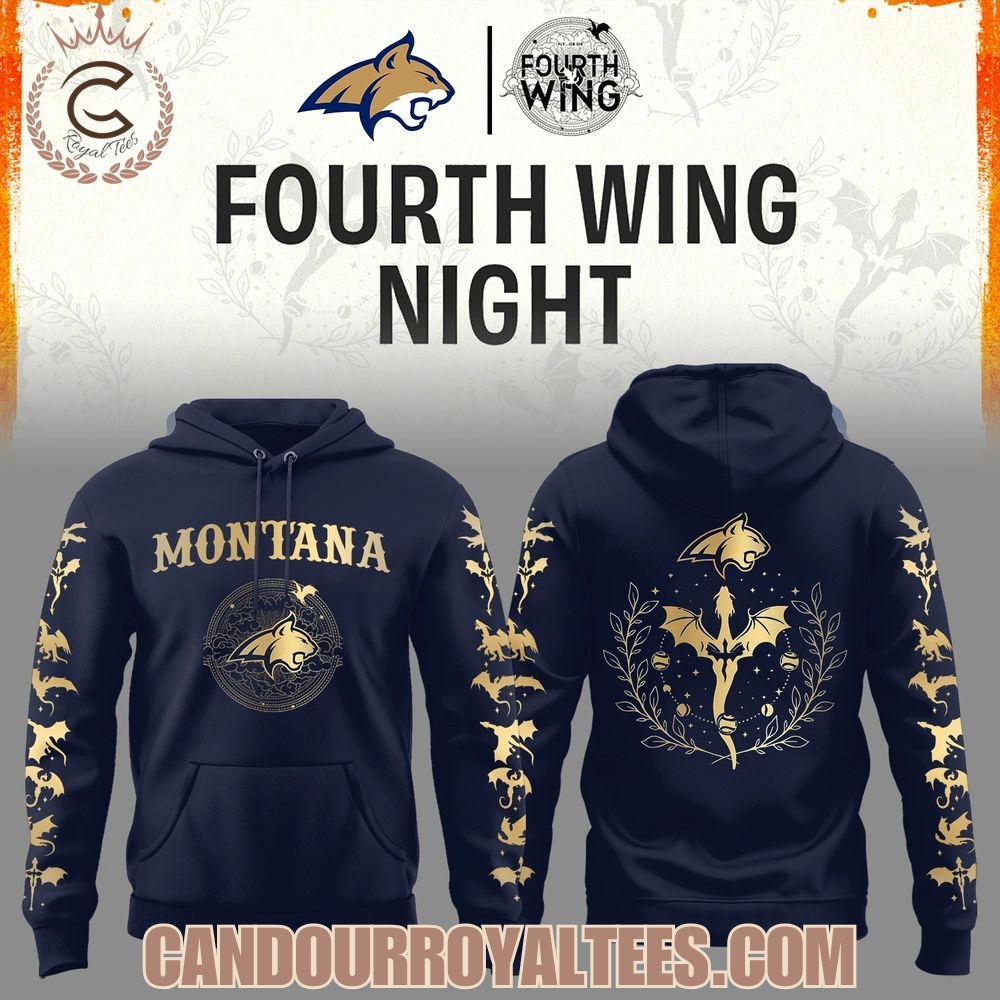 Montana State Bobcats 2026 Fourth Wing Night Hoodie