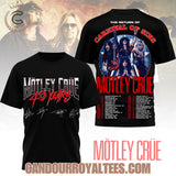 Motley Crue 40 Years The Returns Of Carnival Of Sins T-Shirt