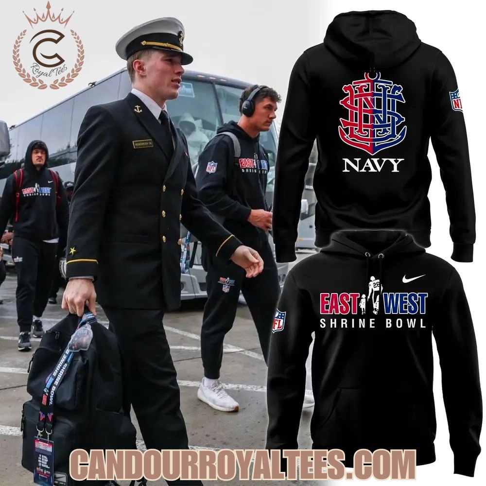 Navy Midshipmen 2026 Shrine Bowl Hoodie