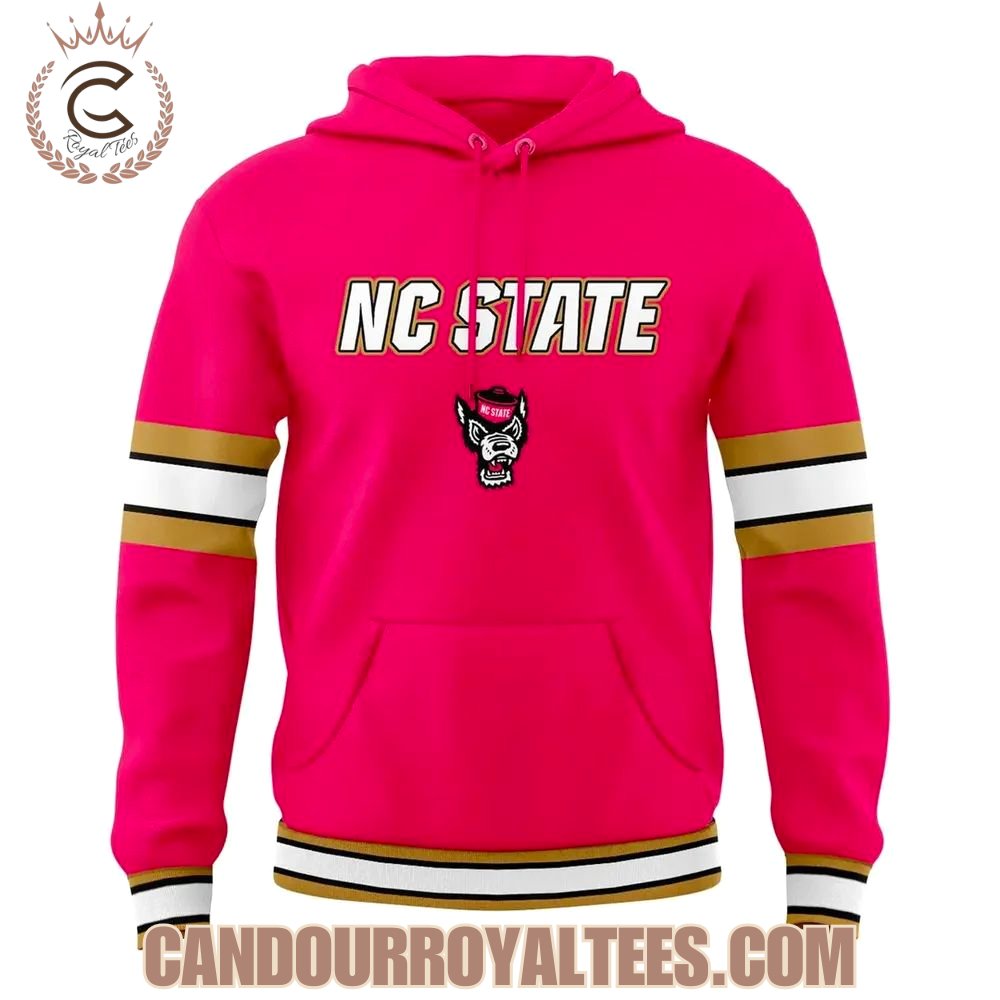 NC State Basketball All Pink Uniform Hoodie