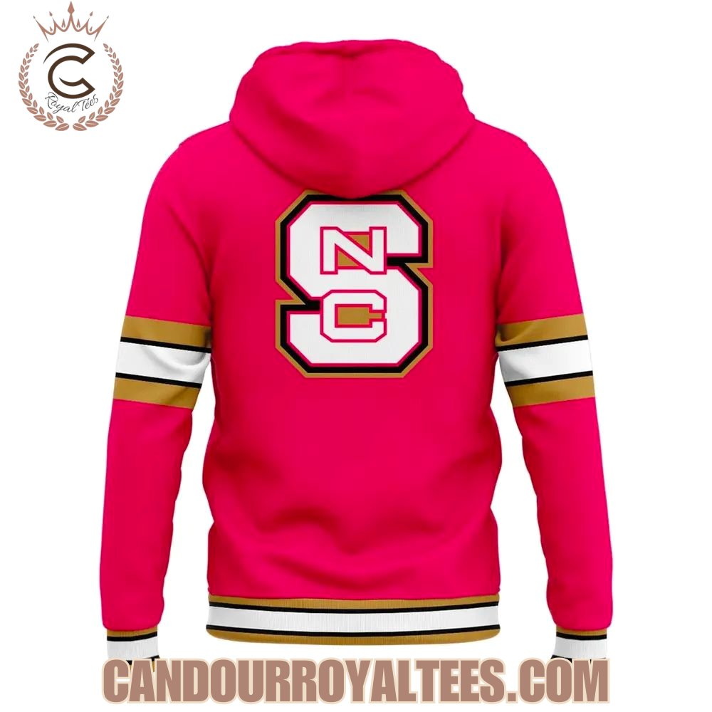 NC State Basketball All Pink Uniform Hoodie