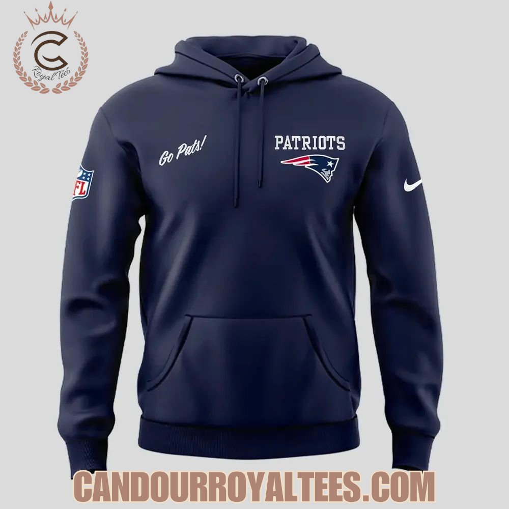 New England Patriots Navy Blue Hoodie 2026