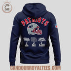 New England Patriots Navy Blue Hoodie 2026