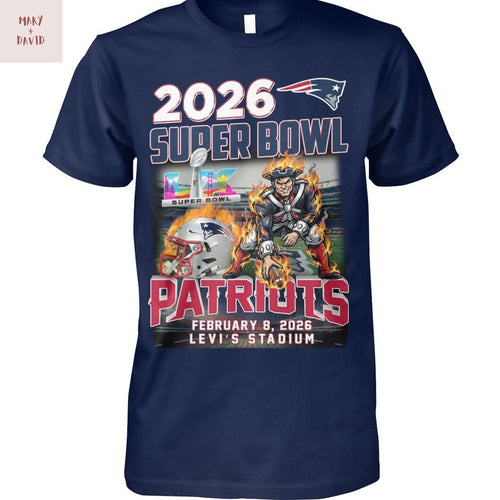 New England Patriots Super Bowl Champions 2026 Levi Stadium Unisex T-Shirt
