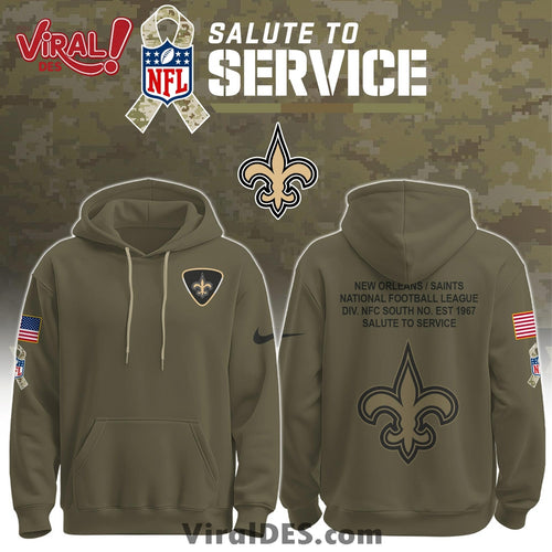 New Orleans Saints Salute To Service Limited Edition Shirt