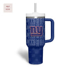 New York Giants NFL Custom Name & Number 40oz Tumbler