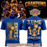 New York Knicks 2026 NBA Champions 3-Time Champions Shirt