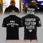 New York Knicks 75th Anniversary Cooper Clifton Lloyd NBA Pioneers Hooodie