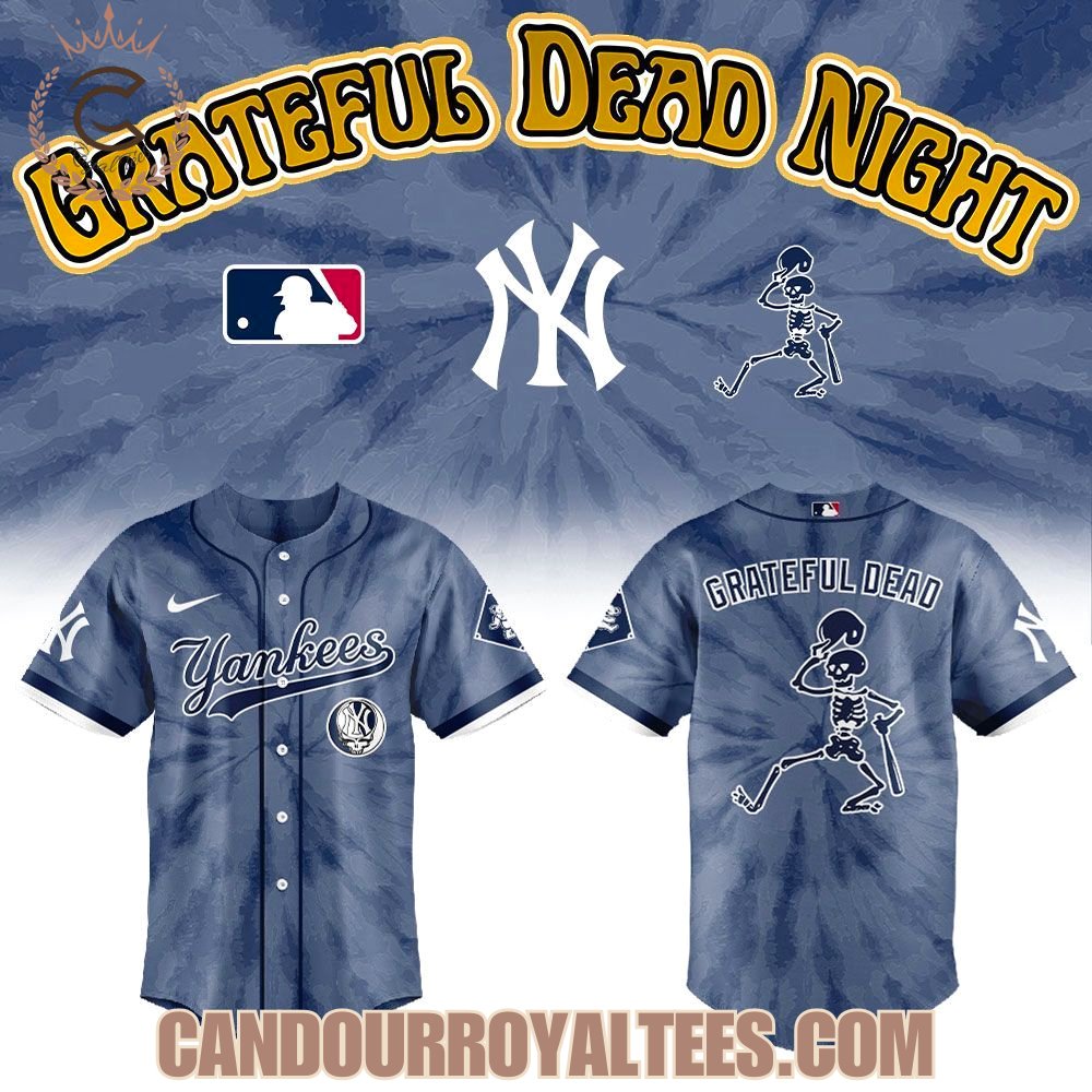New York Yankees 2026 Grateful Dead Night Jersey