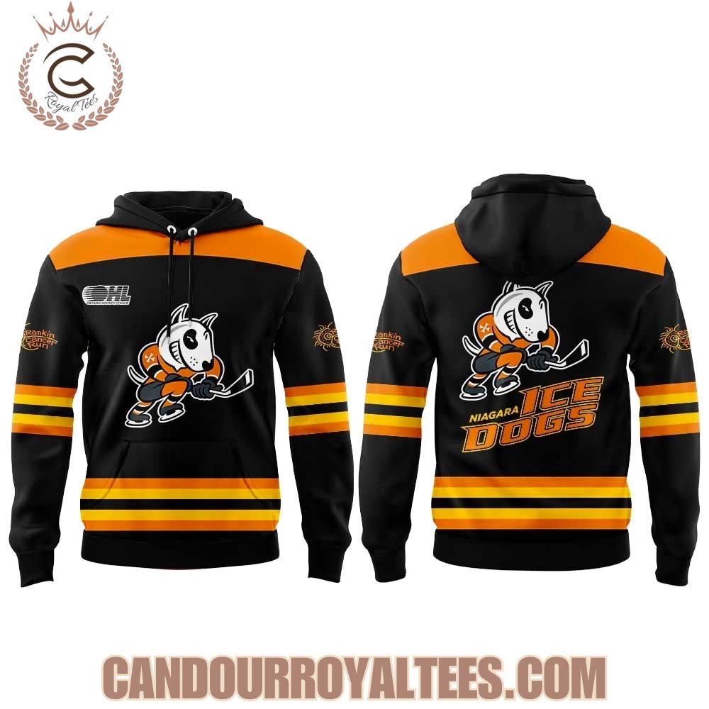Niagara IceDogs Cancer Care Programs Uniform Hoodie