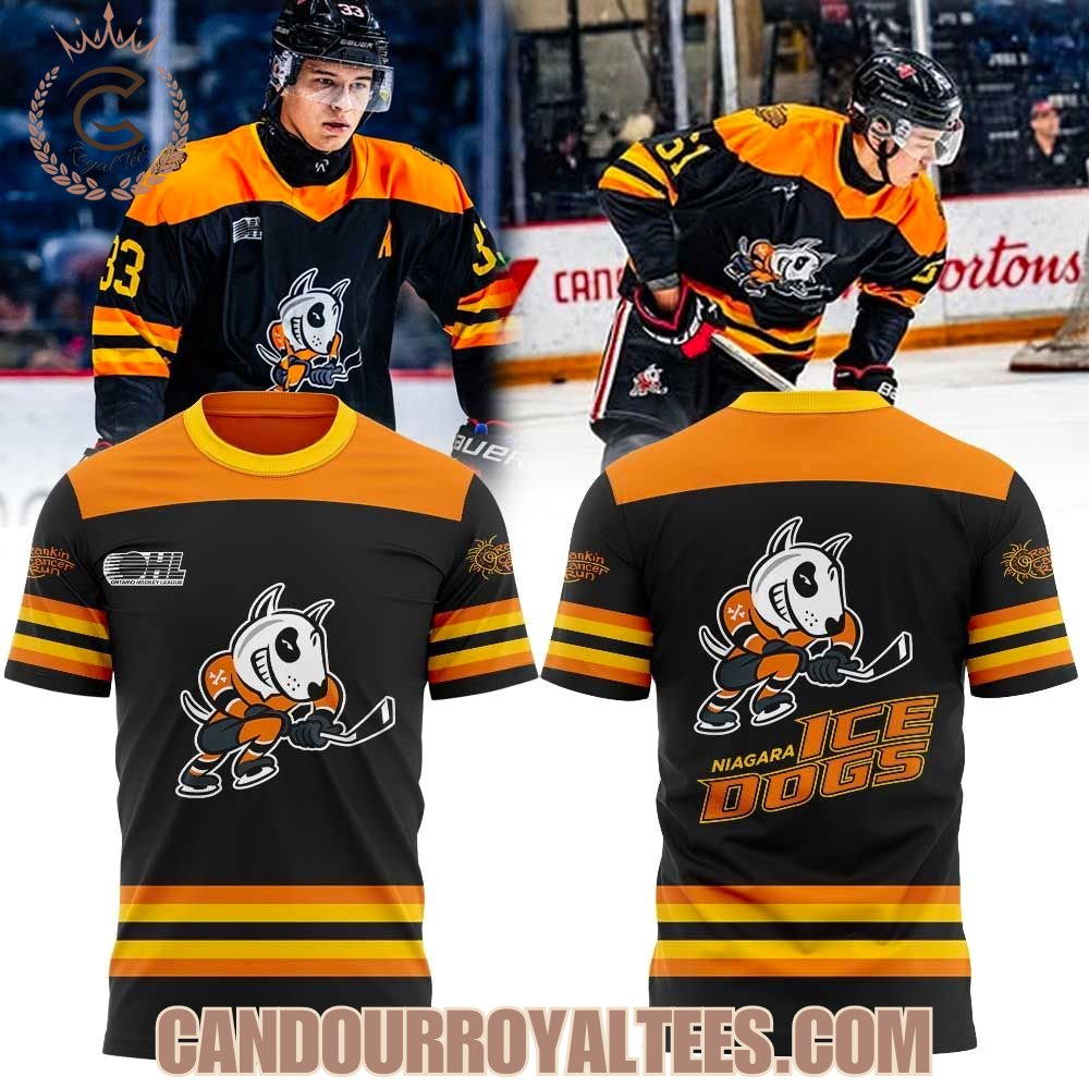 Niagara IceDogs Cancer Care Programs Uniform Hoodie