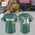Noah Kahan Boston Red Sox The Great Divide Limited Edition Green Baseball Jersey