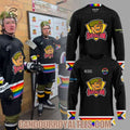 North Bay Battalion Inclusion Night With Our Brand New DEI Warm-Up Sweaters 2026 Hockey Jersey