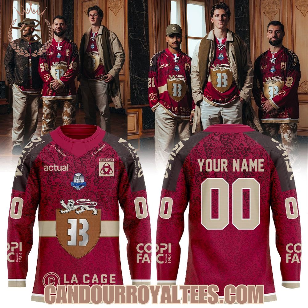 Notre Ville, Notre Blason, Notre Armure Boxers de Bordeaux Le maillot City Édition 25/26 Hockey Jersey