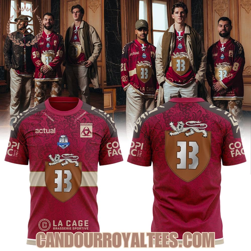 Notre Ville, Notre Blason, Notre Armure Boxers de Bordeaux Le maillot City Édition 25/26 Hoodie