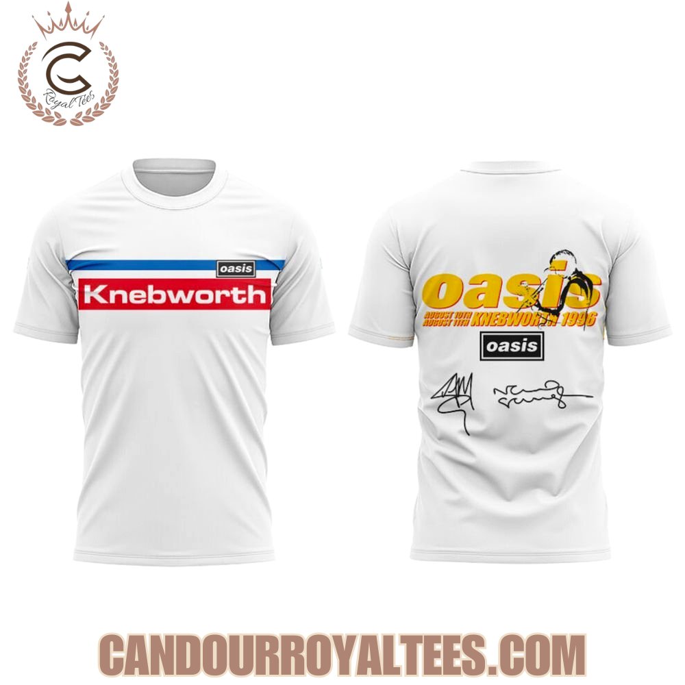 Oasis To mark 30 years since Oasis’ legendary Knebworth gigs Shirt