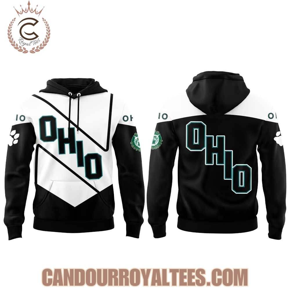 Ohio Bobcats Hockey X Marching 110 Hoodie