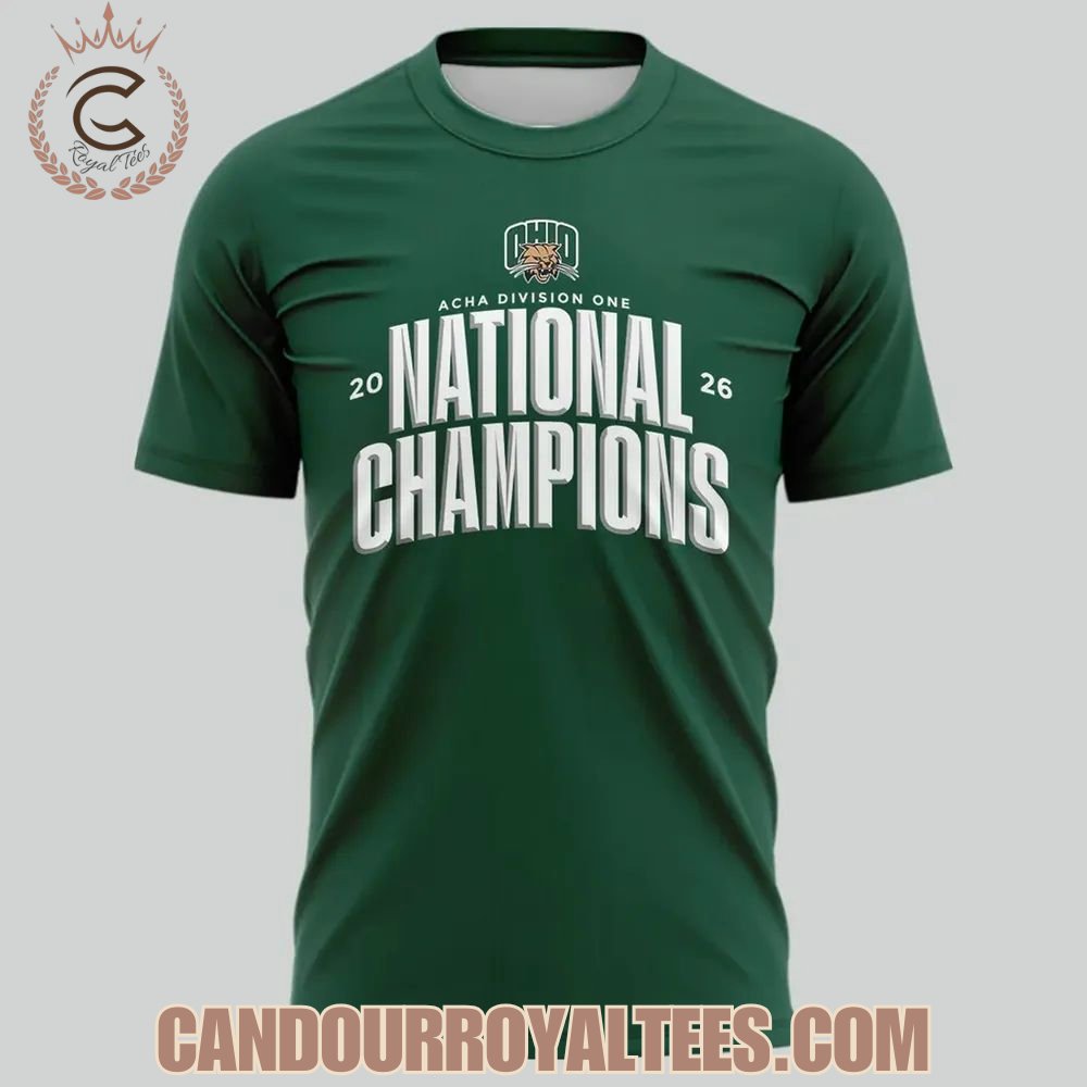 Ohio Bobcats men’s ice hockey National Champions T-Shirt, Hoodie
