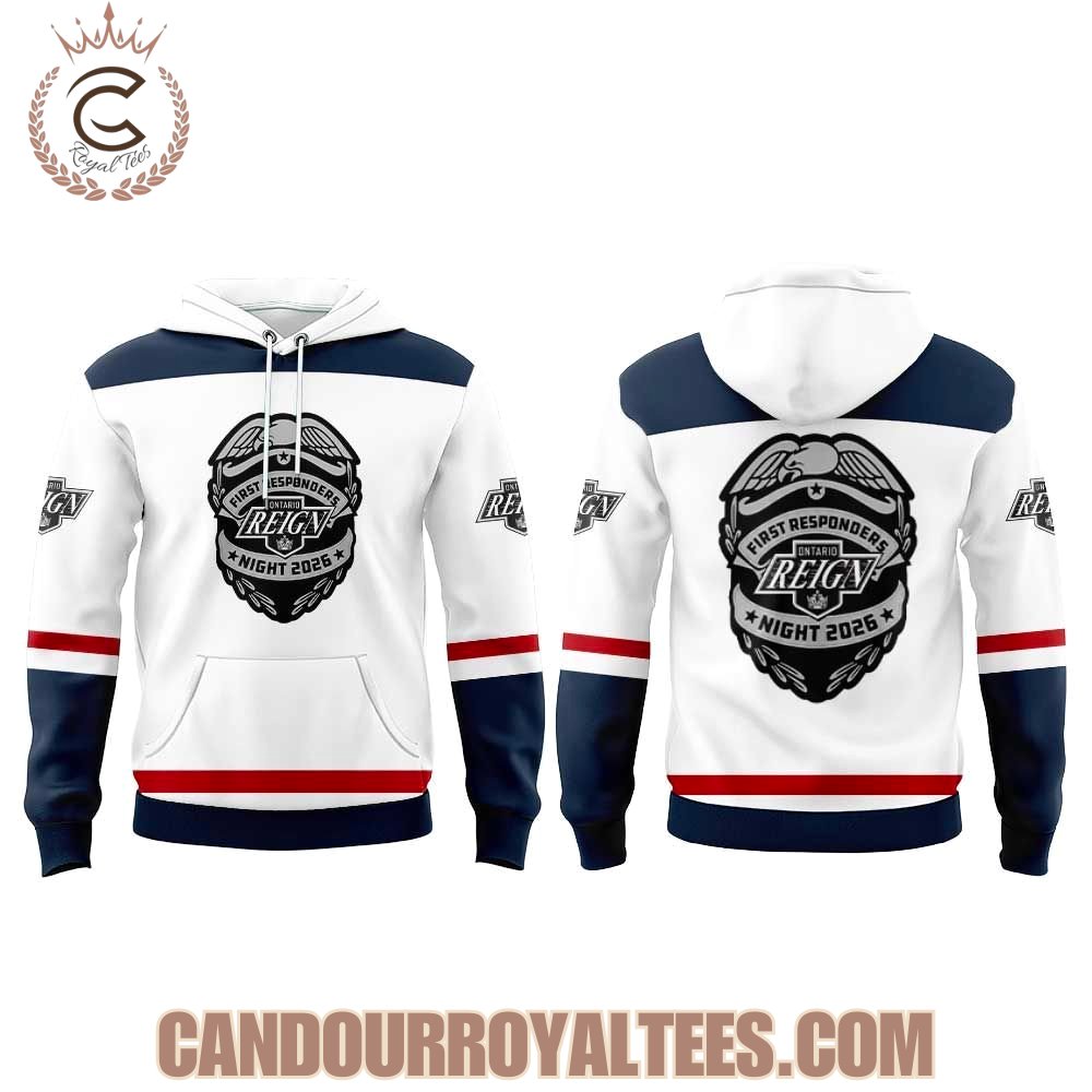 Ontario Reign First Responders Night 2026 Hoodie