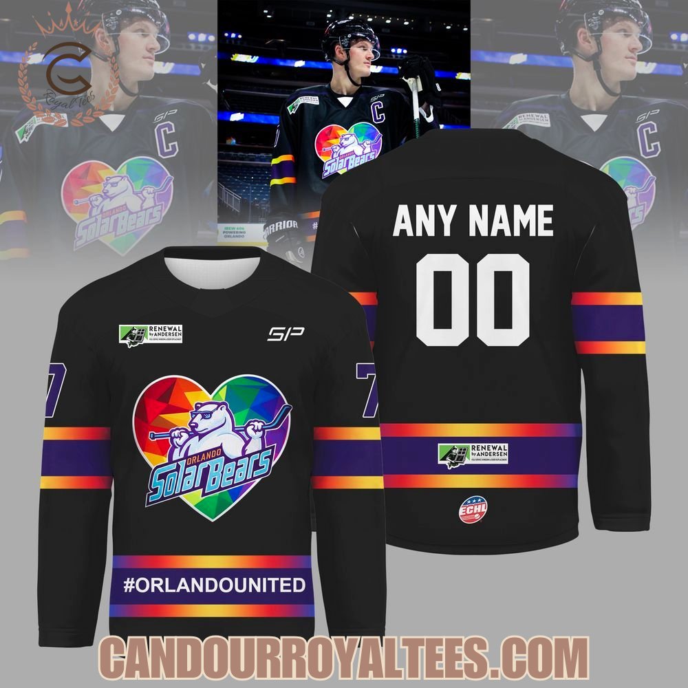 Orlando Solar Bears 2026 Pulse Nightclub Hockey Jersey