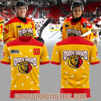 Owen Sound Attack Warmin up in Ronald Mcdonald House Hoodie