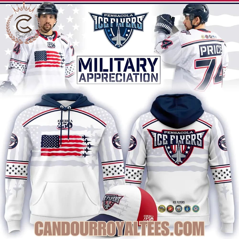 Pensacola Ice Flyers x Military Appreciation Hoodie