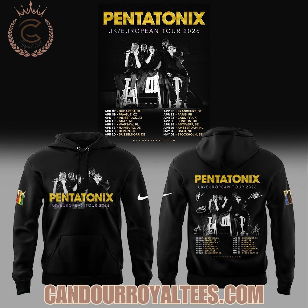 Pentatonix UK - EUROPEAN 2026 Tour T-Shirt, Hoodie