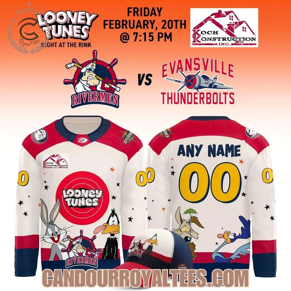 Peoria Rivermen Looney Tunes Jersey