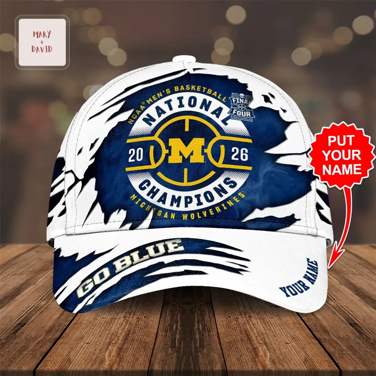 Personalized Michigan Wolverines 2026 National Champions Baseball Cap