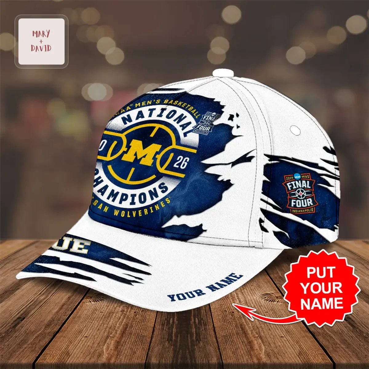 Personalized Michigan Wolverines 2026 National Champions Baseball Cap