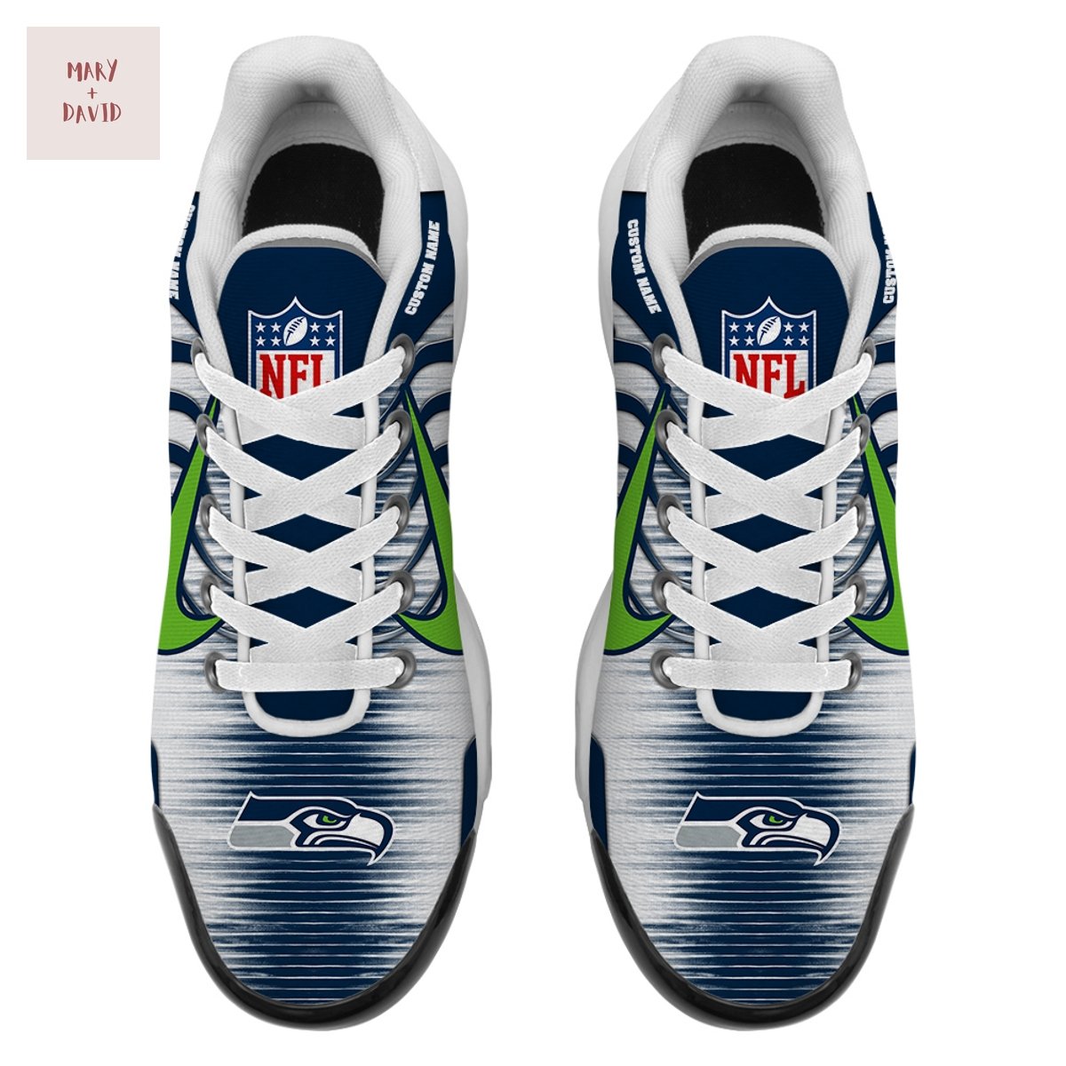 Personalized Seattle Seahawks 2026 Super Bowl LX Champions Air Max Plus Shoes
