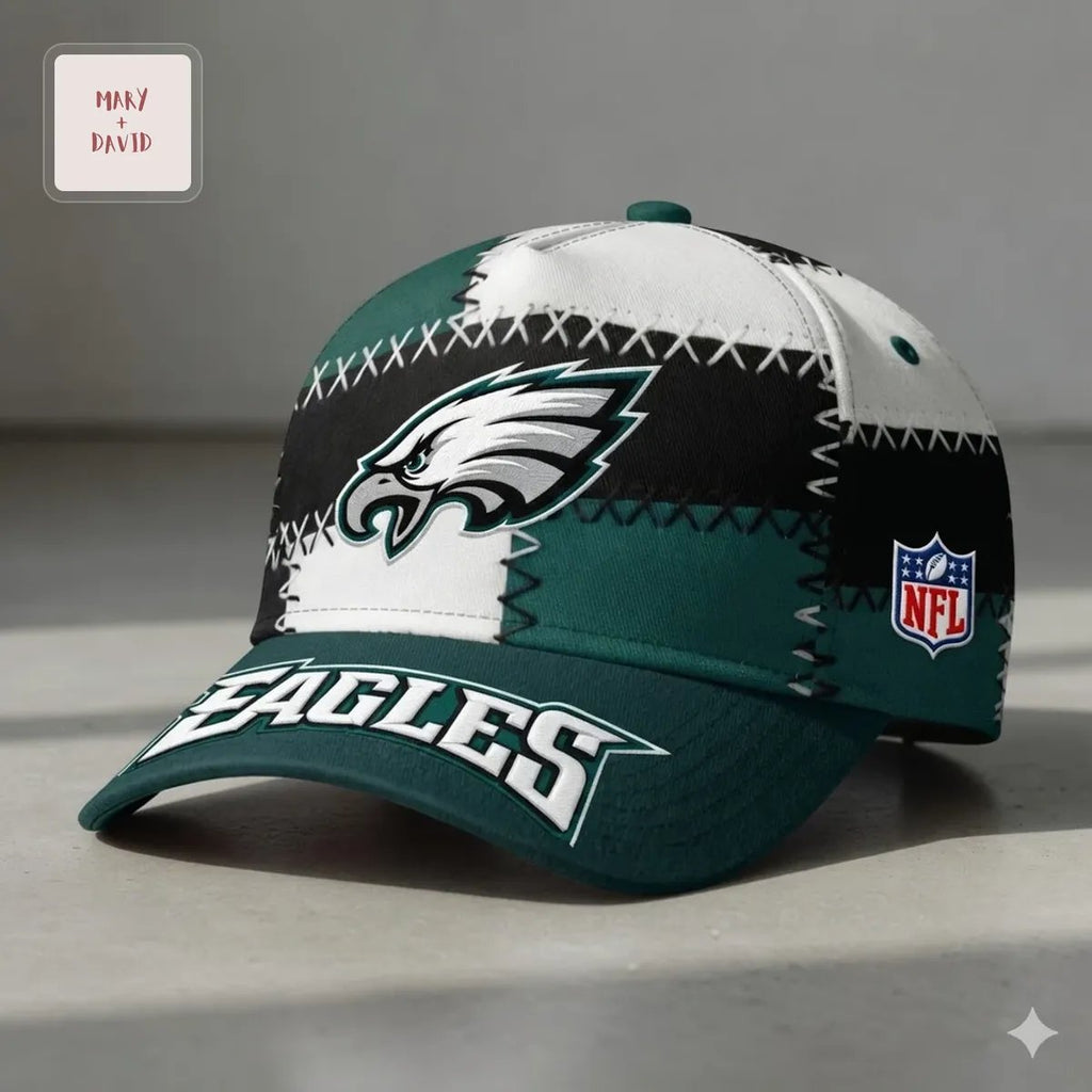 Philadelphia Eagles Premium Patchwork Embroidered NFL Snapback Cap