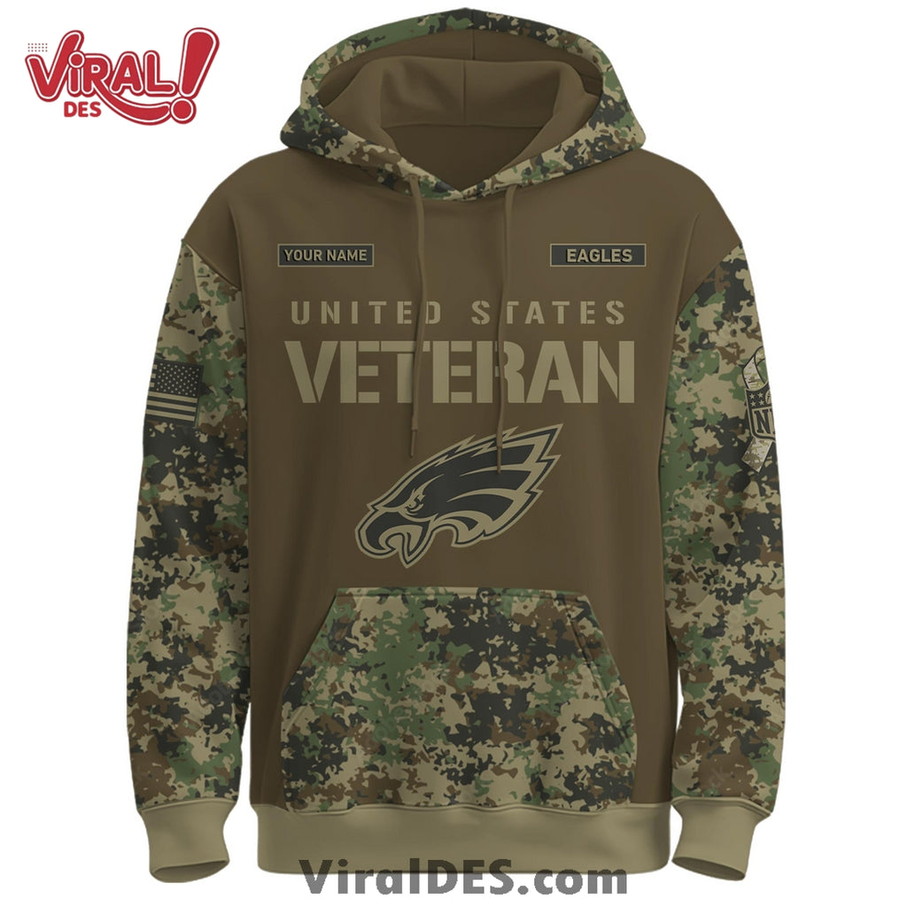 Philadelphia Eagles Salute to Service Limited Editions Hoodie