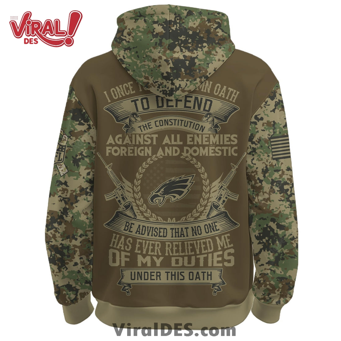 Philadelphia Eagles Salute to Service Limited Editions Hoodie