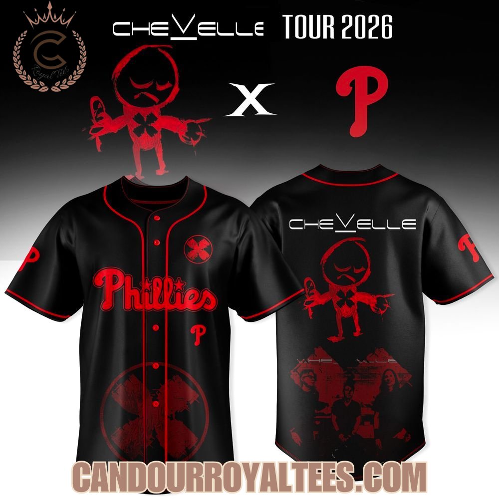 Philadelphia Phillies X Chevelle Tour: Bright As Blasphemy Jersey