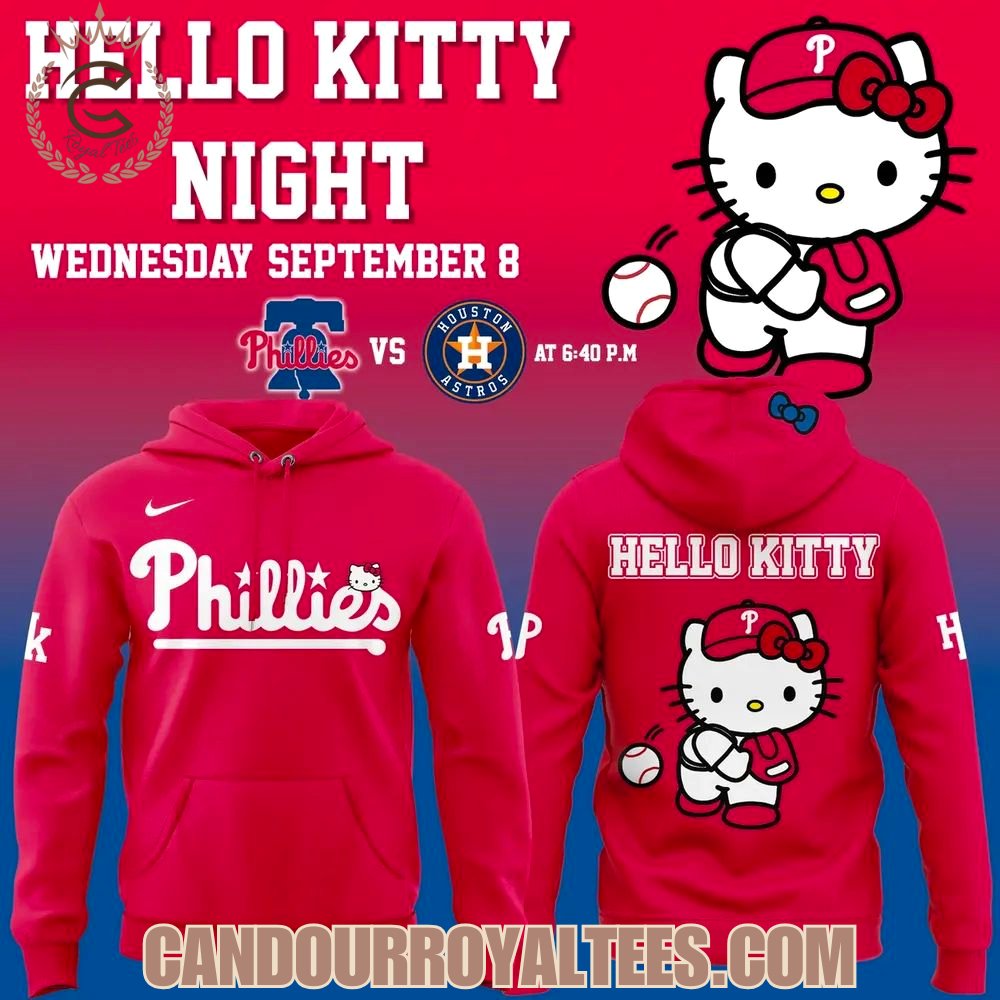 Philadelphia Phillies x Hello Kitty Night Hoodie 2026