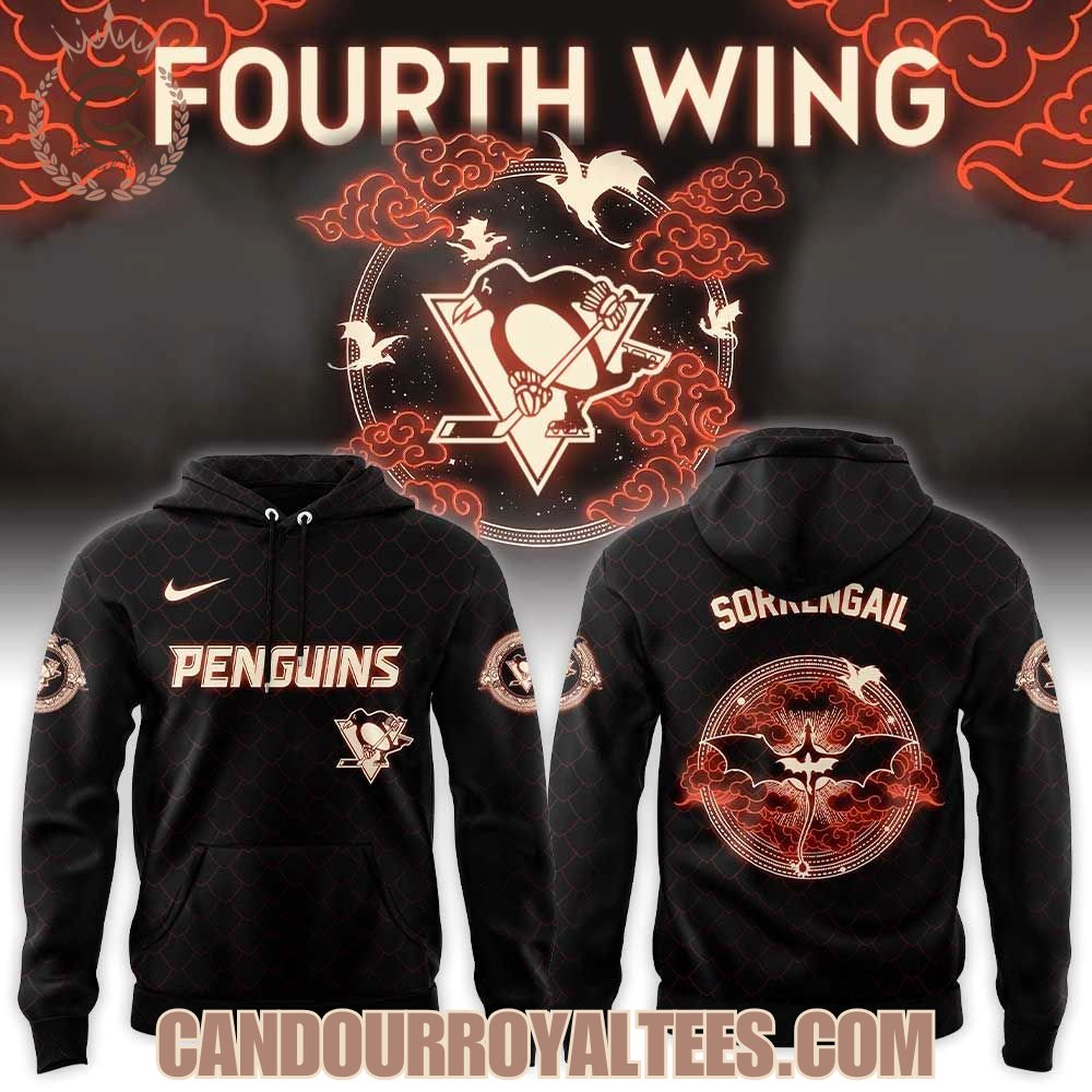 Pittsburgh Penguins x Fourth Wing Night Hoodie