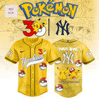 Pokémon Yankees 30th Anniversary Limited Edition Pikachu Baseball Jersey