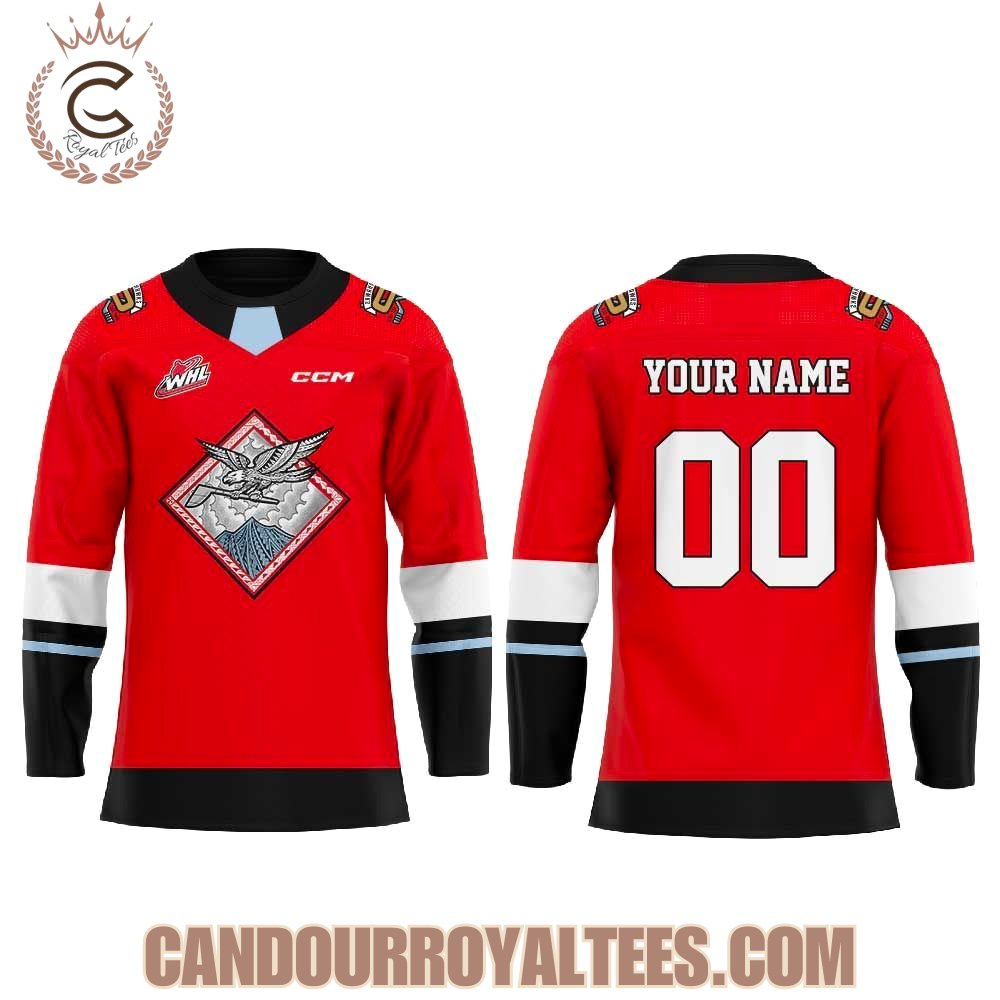 Portland Winterhawks Pacific Islander Celebration Night Hockey Jersey