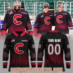 Prince George Cougars My Jersey Has a Striking Black Background Filled With Stars Hockey Jersey