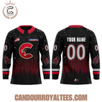 Prince George Cougars My Jersey Has a Striking Black Background Filled With Stars Hockey Jersey