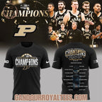 Purdue Boilermakers 2026 Big Ten Men’s Basketball Tournament Champions Shirt