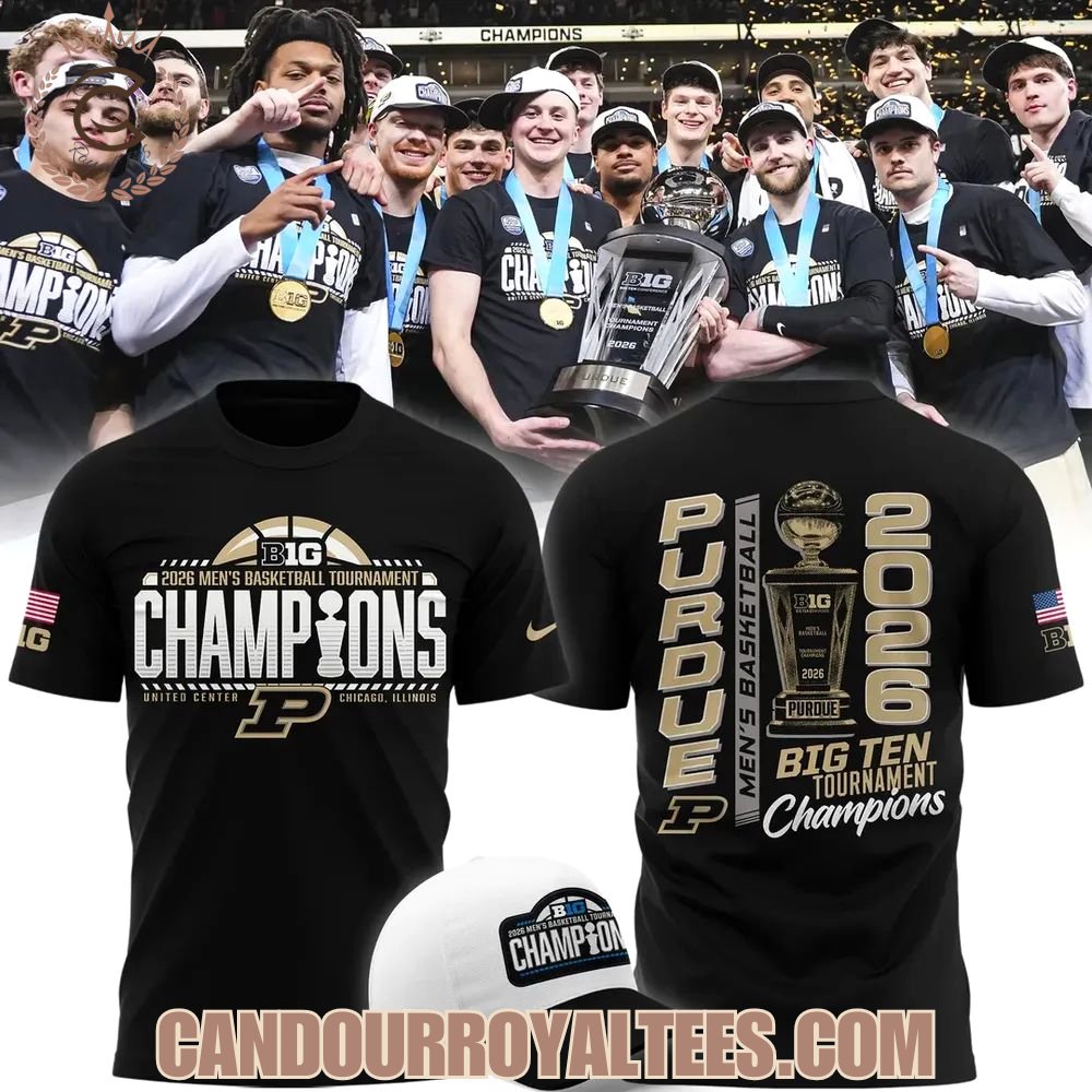 Purdue Men’s Basketball 2026 Big Ten Tournament Champions Hoodie
