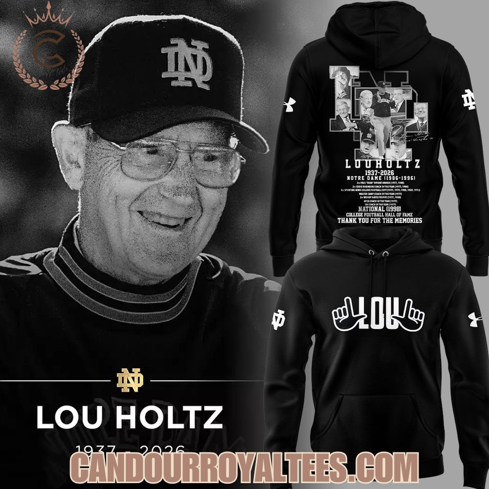 R.I.P Lou Holtz Thank You For The Memories Hoodie